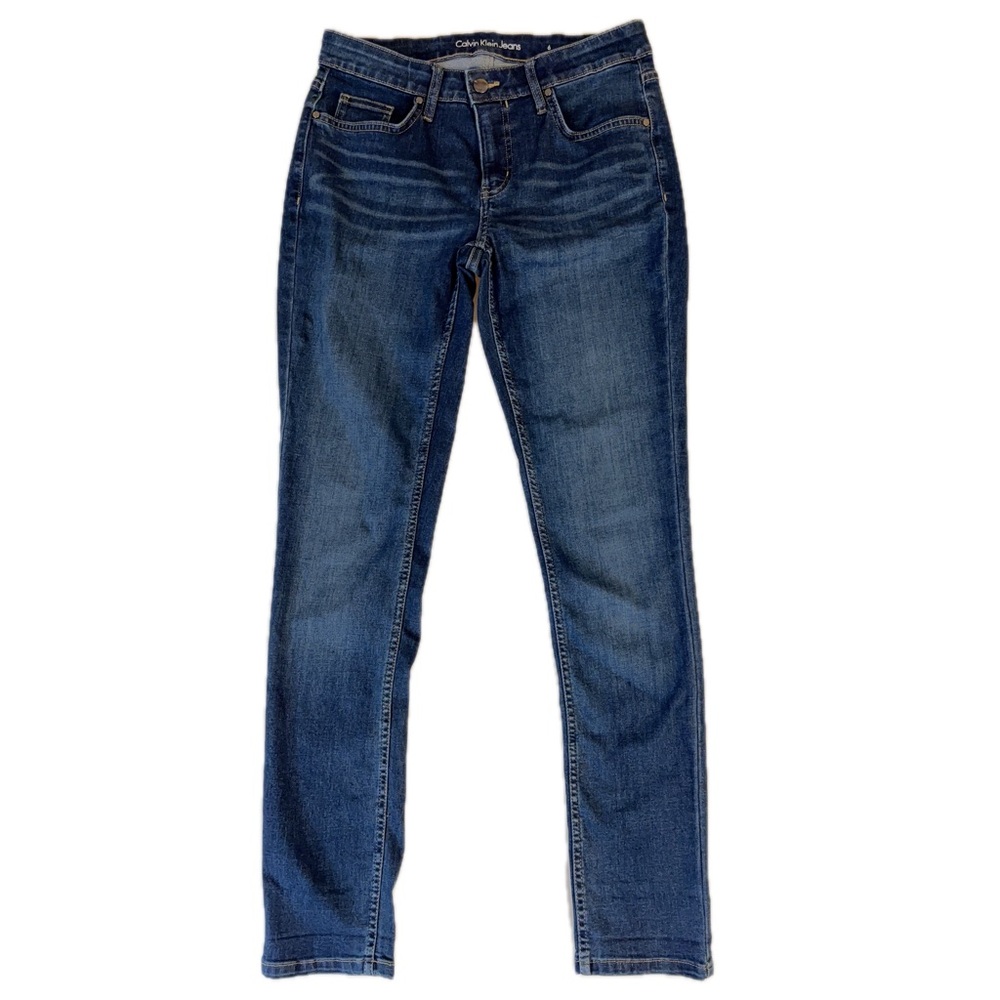 Calvin Klein - Dark Blue Curvy Skinny Jeans